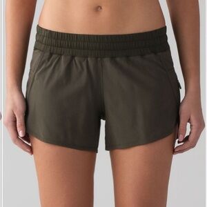 Lululemon Tracker Short - Dark Olive